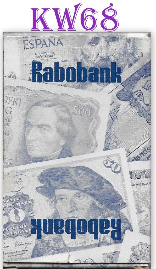Kw68 -- Rabobank bankbiljetten kwartet, Ophalen of Verzenden, Zo goed als nieuw, Joker(s)