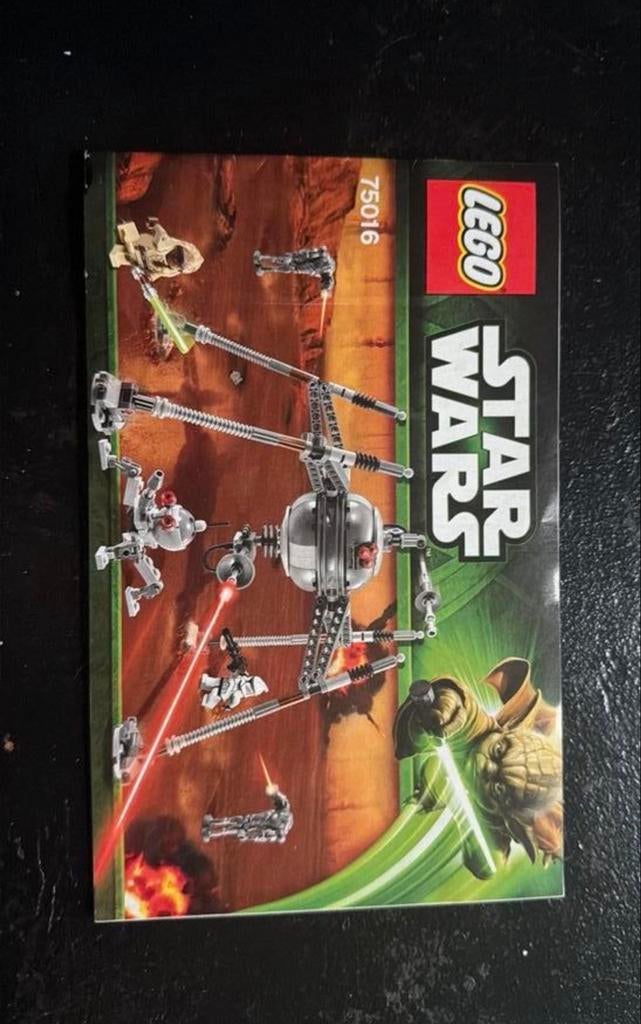 Lego Star Wars Yoda's Jedi Starfighter 75016 boekje, Kinderen en Baby's, Speelgoed | Duplo en Lego, Ophalen of Verzenden, Lego