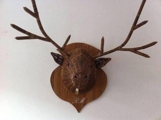 Rivièra Maison rattan hert raindeer Riviera Maison, Ophalen, Zo goed als nieuw