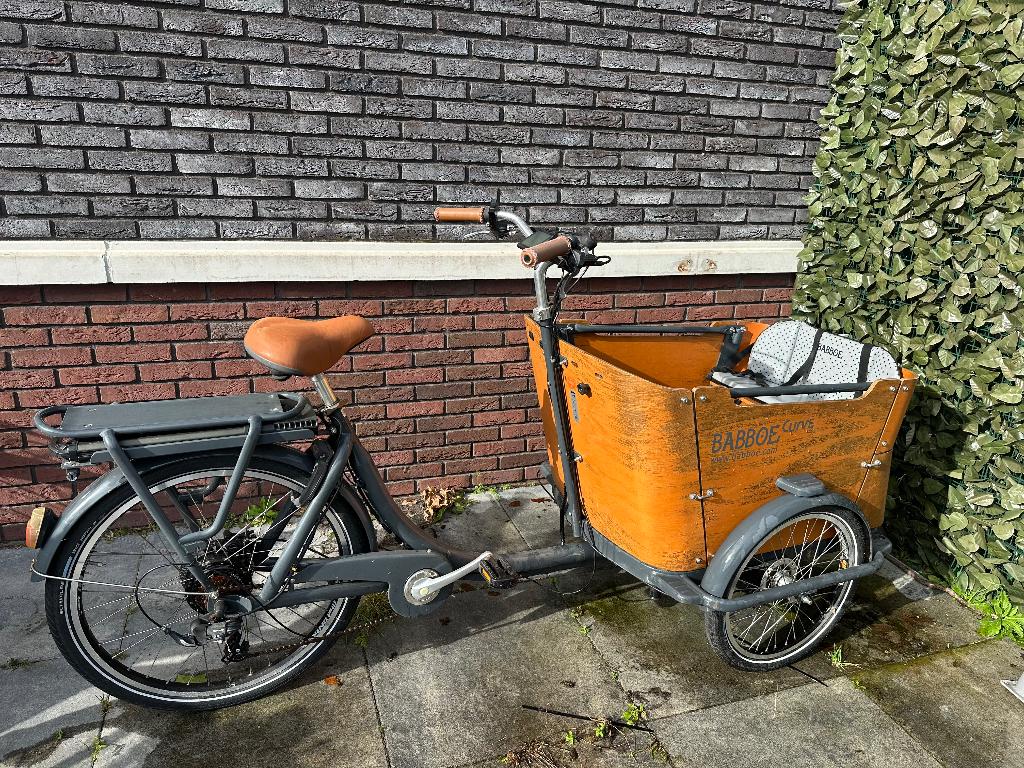Bakfiets Babboe e curve, Fietsen en Brommers, Overige Fietsen en Brommers, Ophalen, Gebruikt, Babboe