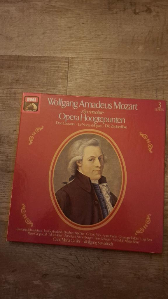 Wolfgang Amadeus Mozart - ZIjn mooiste Opera Hoogtepunten, Cd's en Dvd's, Vinyl | Klassiek, Kamermuziek, Ophalen of Verzenden