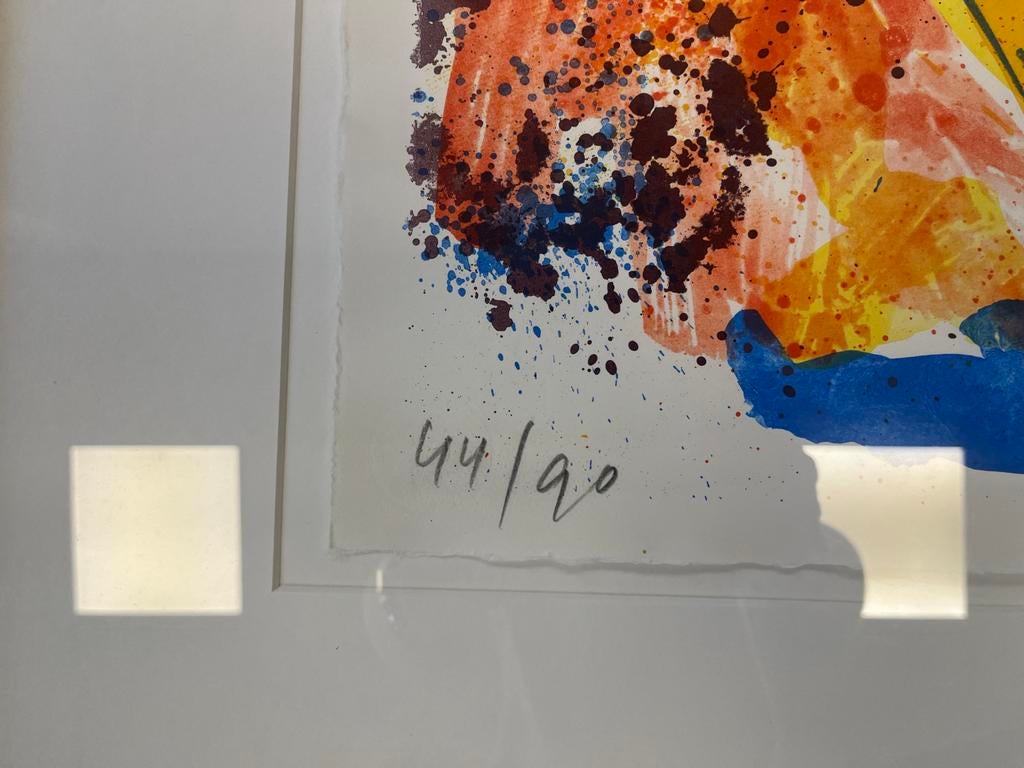 Originele Jan Cremer litho/zeefdruk “harten” 44/90, Ophalen