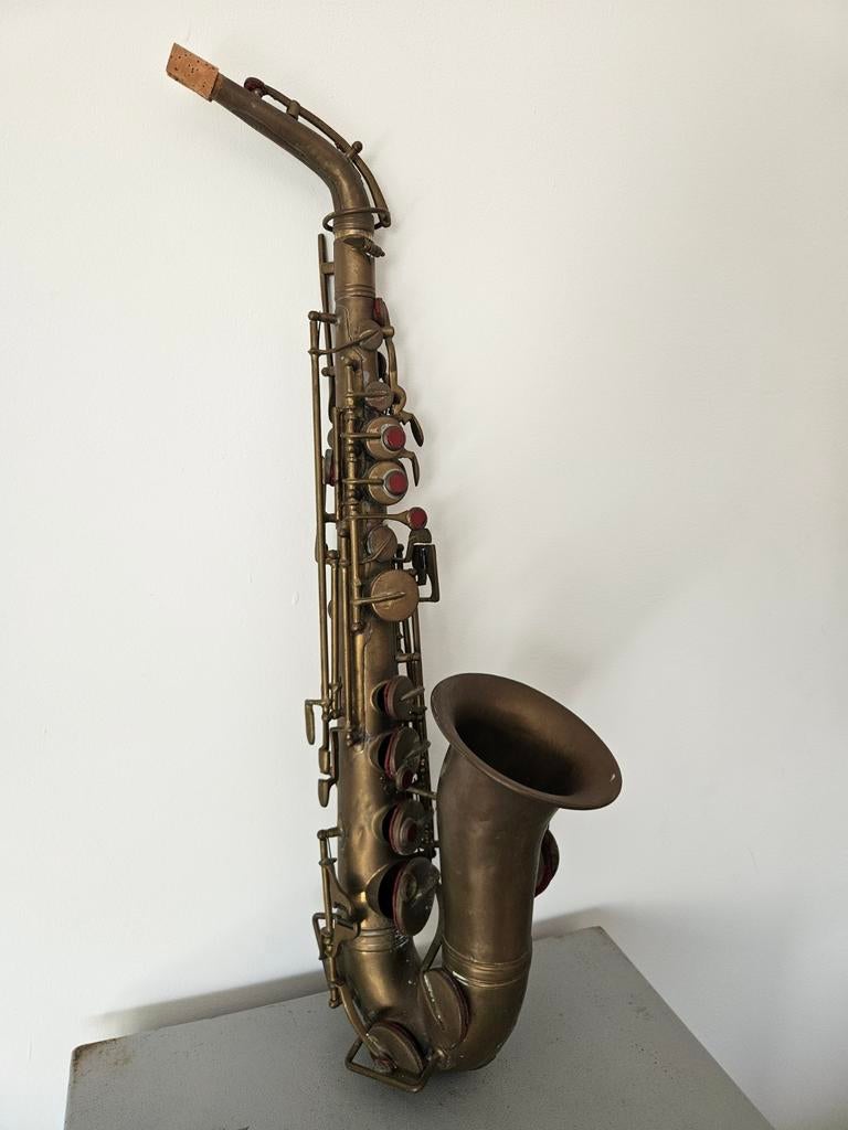 Prachtige oude Saxofoon, Ophalen of Verzenden, Gebruikt, Alt