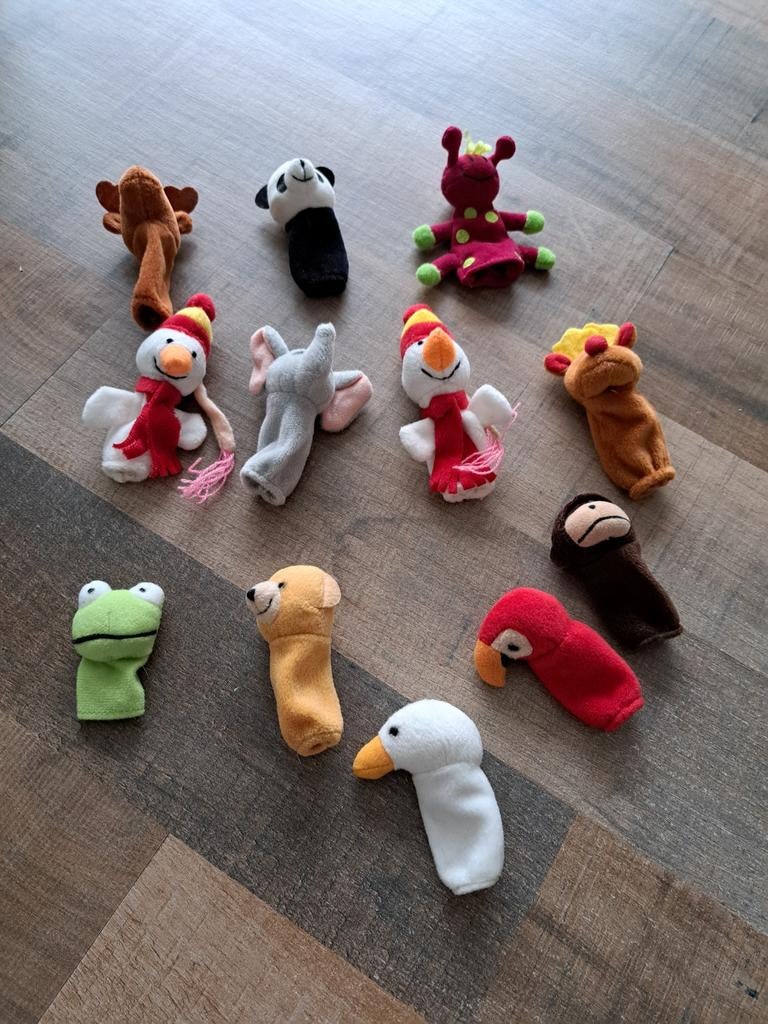 Stoffen vingerpoppetjes, Ophalen of Verzenden