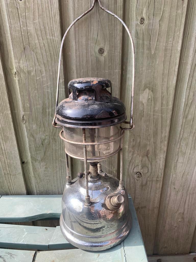 Oude olielamp merk Tilley, Antiek en Kunst, Verzenden