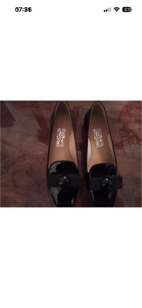 Echt Italiaanse  Ferragamo Salvatore Ballerinas ongedragen, Ophalen, Zwart, Nieuw, Ballerina's