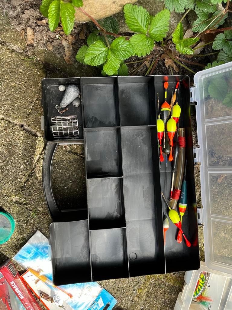 Visspullen: dobbers, lood en meer, Ophalen, Gebruikt, Overige typen