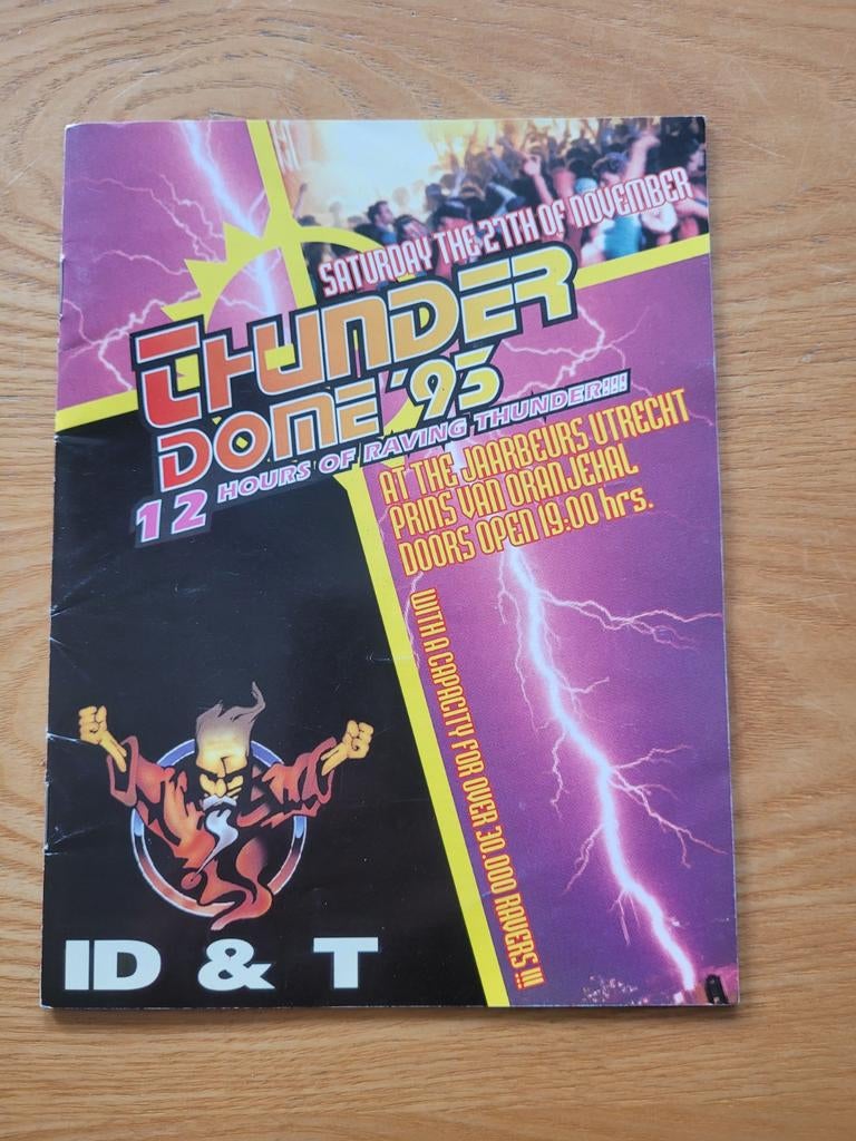 Thunderdome 1993 flyer ( hardcore gabber ), Ophalen of Verzenden