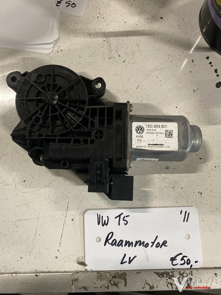 Vw T5 2011 Raammotor Linksvoor, Gebruikt, -, -, Ophalen of Verzenden