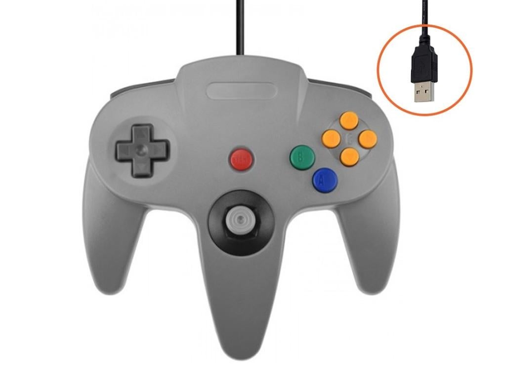 Nieuwe USB Nintendo 64 Controller, Spelcomputers en Games, Spelcomputers | Nintendo 64, Nieuw, Met 1 controller, Ophalen of Verzenden