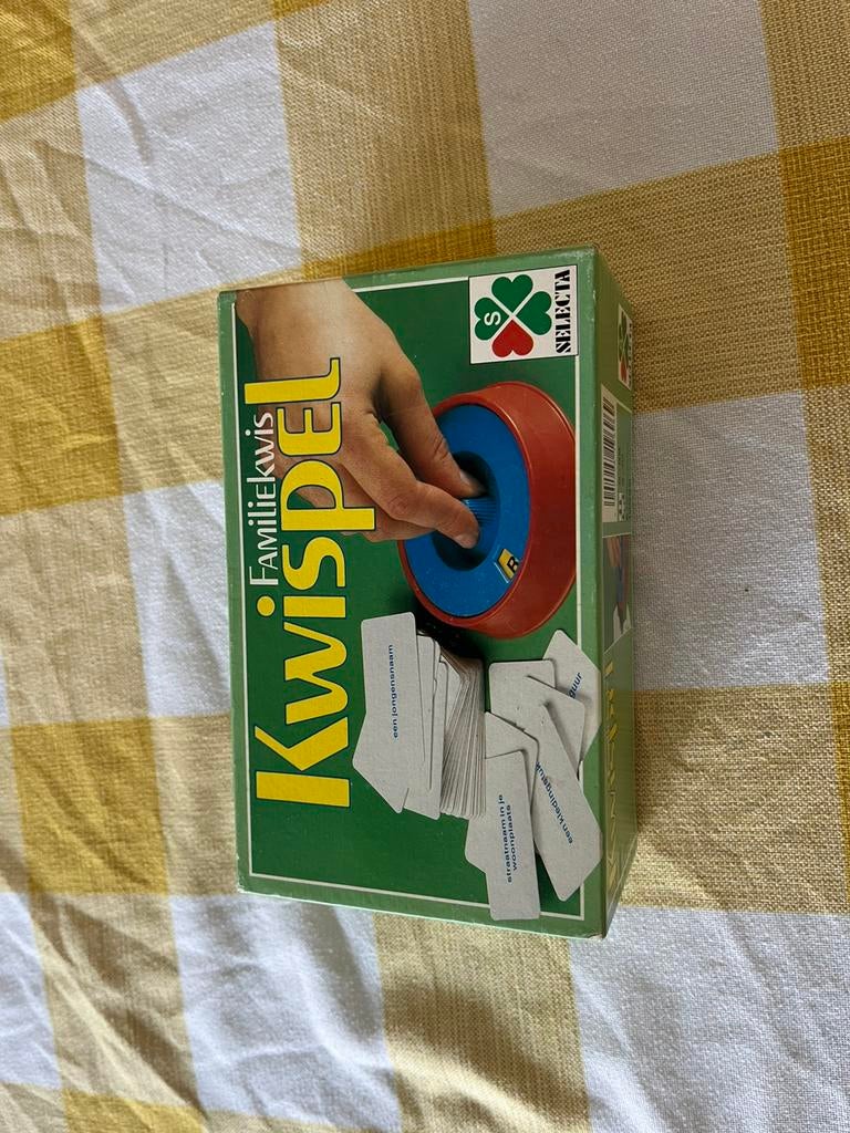 Kwispel familiespel, Ophalen, Zo goed als nieuw