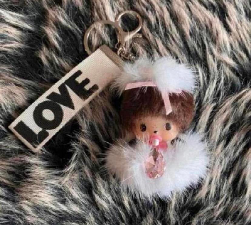 Monchhichi aapje sleutelhanger / Nieuw !, Verzenden, Zo goed als nieuw, Overige typen