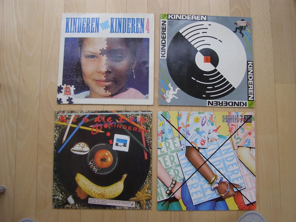 LP Kinderen voor Kinderen; editie 4, 5 en 6; 1983 ’84 ‘85, Ophalen of Verzenden, Gebruikt, Muziek, 6 tot 9 jaar