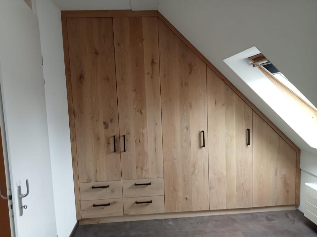 Kasten op maat - INBOUW - Eikenhout, Nieuw, Ophalen of Verzenden, Niet ingevuld, Metaal