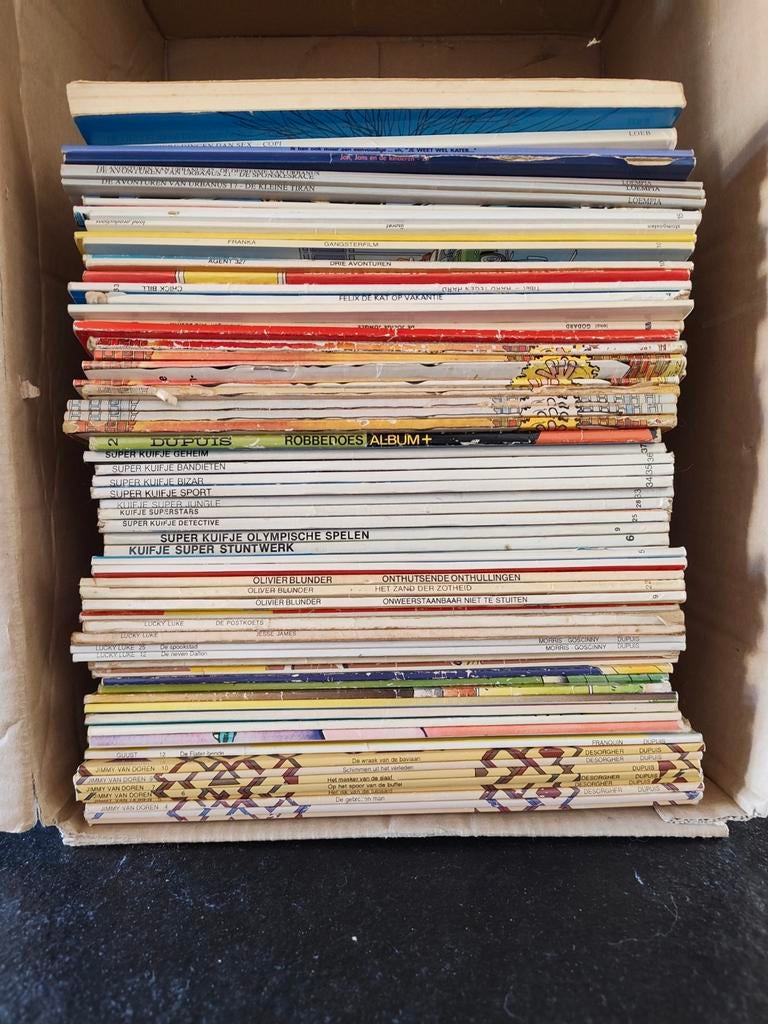 Stripboeken dubbele exemplaren, Complete serie of reeks, Ophalen, Gelezen