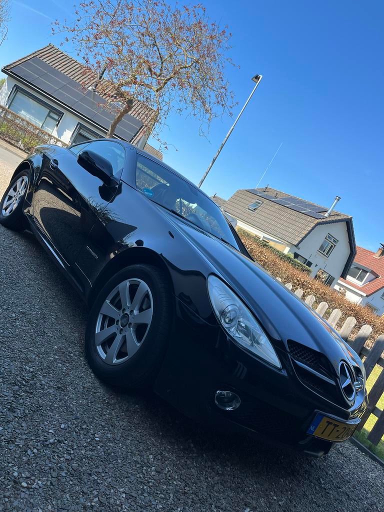 Mercedes-Benz SLK 1.8 Kompr / facelift / airscarf, Auto's, Achterwielaandrijving, 4 cilinders, 1796 cc, Zwart