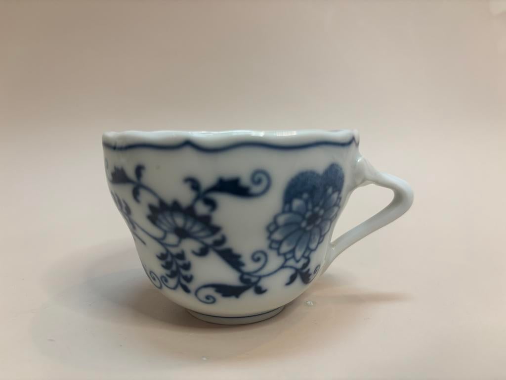 Blue Danube Demitasse Kopje Porselein, Antiek en Kunst, Ophalen of Verzenden