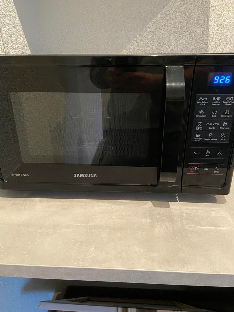 Samsung MC28H5015AK combimagnetron, Ophalen, Gebruikt, Vrijstaand, Combimagnetron