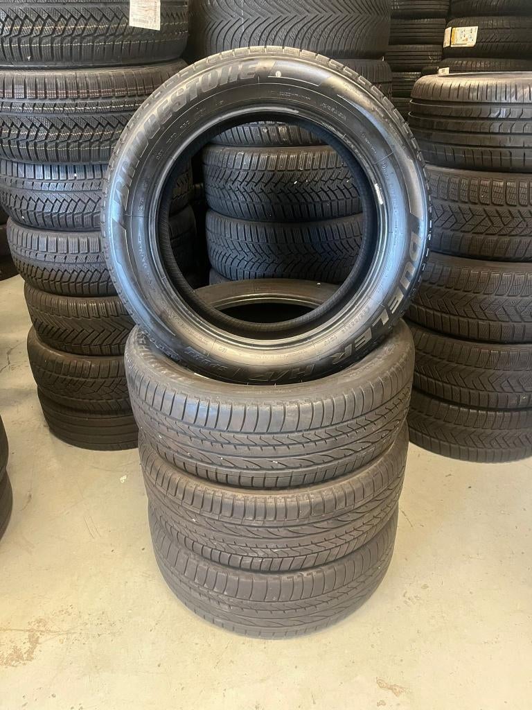 4x 235/55R19 Bridgestone Zomerbanden, 19 inch, Gebruikt, Ophalen of Verzenden, 235 mm