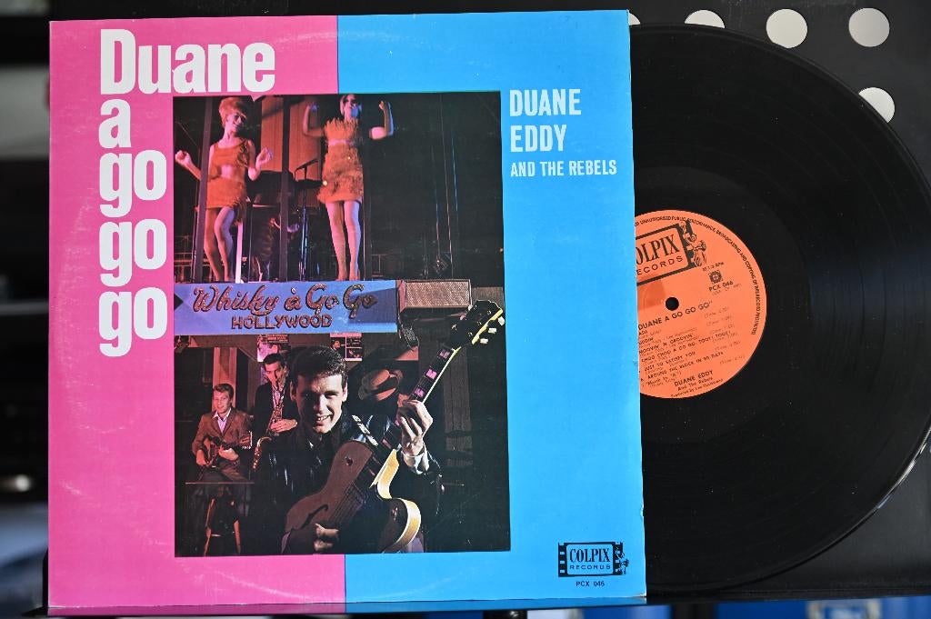 LP 1965 Duane Eddy and the Rebels - Duane a go go go, Ophalen of Verzenden, Zo goed als nieuw, 12 inch, Rock-'n-Roll