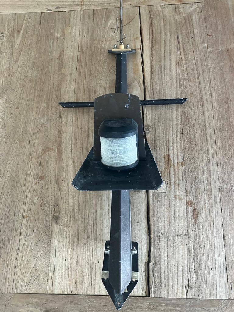 Aluminium siermast Joda 8100 met voet en toplicht, Ophalen, Gebruikt, Overige typen