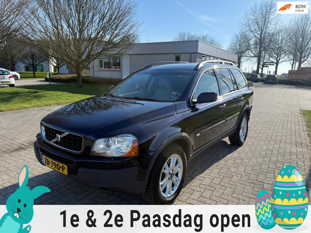 Volvo XC90 2.4D Kinetic 7 Persoons Automaat 2004 wheelhouse, Gebruikt, Beige, 255 €/maand, 7 stoelen