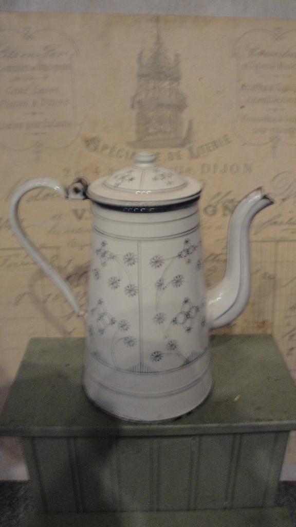 saksische emaille koffiepot, Ophalen of Verzenden