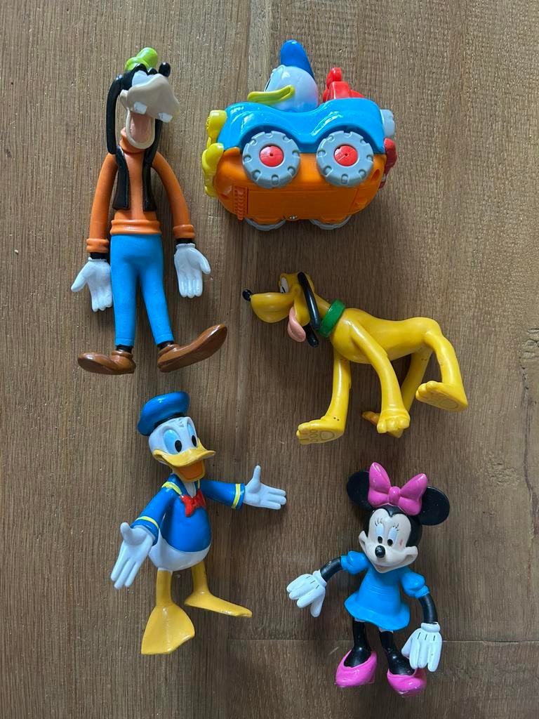 Vtech toet toet auto’s Donald Duck pvc Disney figuren, Ophalen of Verzenden, Zo goed als nieuw