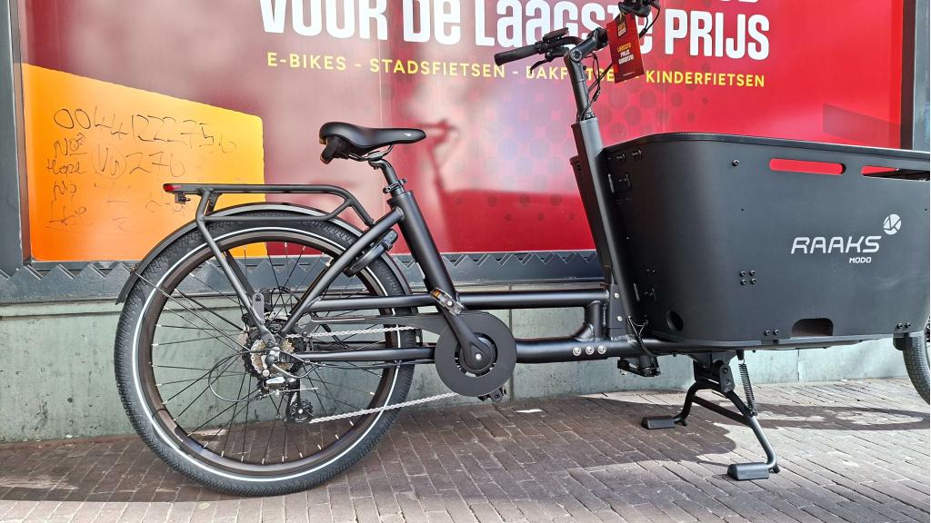 Fietshokje Raaks: Raaks Modo elektrische bakfiets, Niet ingevuld, Nieuw, Niet ingevuld, Niet ingevuld