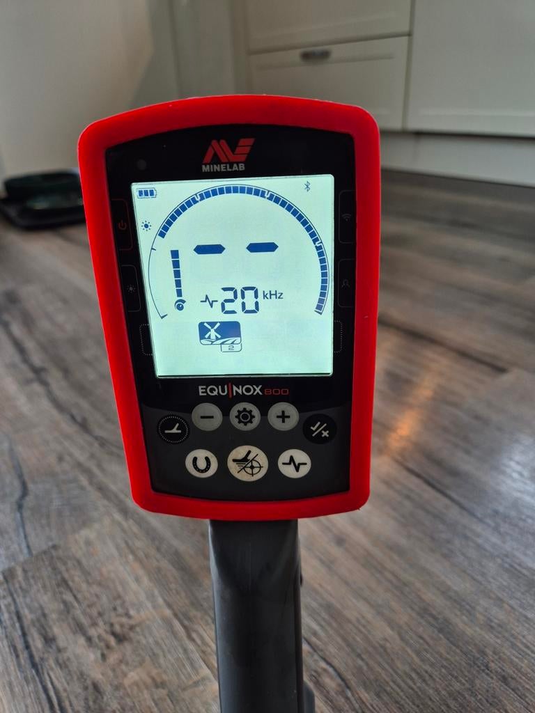 Minelab Equinox 800 met extra Coiltek coil , topset, Ophalen, Zo goed als nieuw, Minelab