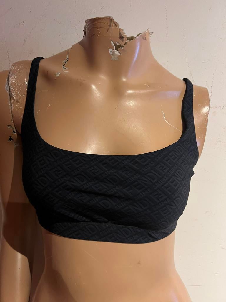 FENDI X SKIMS top met logo’s maat m zwart origineel zgan, Kleding | Dames, Maat 38/40 (M), Zwart, Ophalen of Verzenden, Zo goed als nieuw