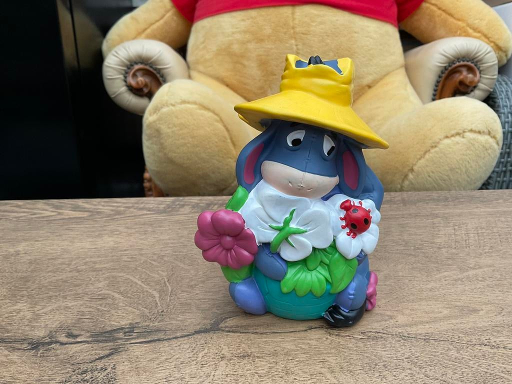 Nieuwe zgan Disney Ieoor of Eeyore spaarpot met dop, Ophalen, Nieuw, Beeldje of Figuurtje