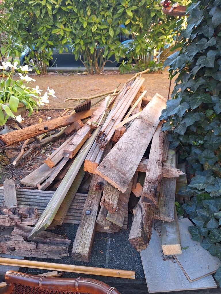 Brandhout?, Doe-het-zelf en Verbouw, Hout en Planken, Ophalen, Overige houtsoorten, Minder dan 25 mm, Minder dan 200 cm