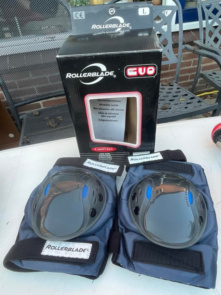 Rollerblade EVO Gear Kniebeschermers, nieuw in doos, maat L, Ophalen of Verzenden, Zo goed als nieuw, Bescherming
