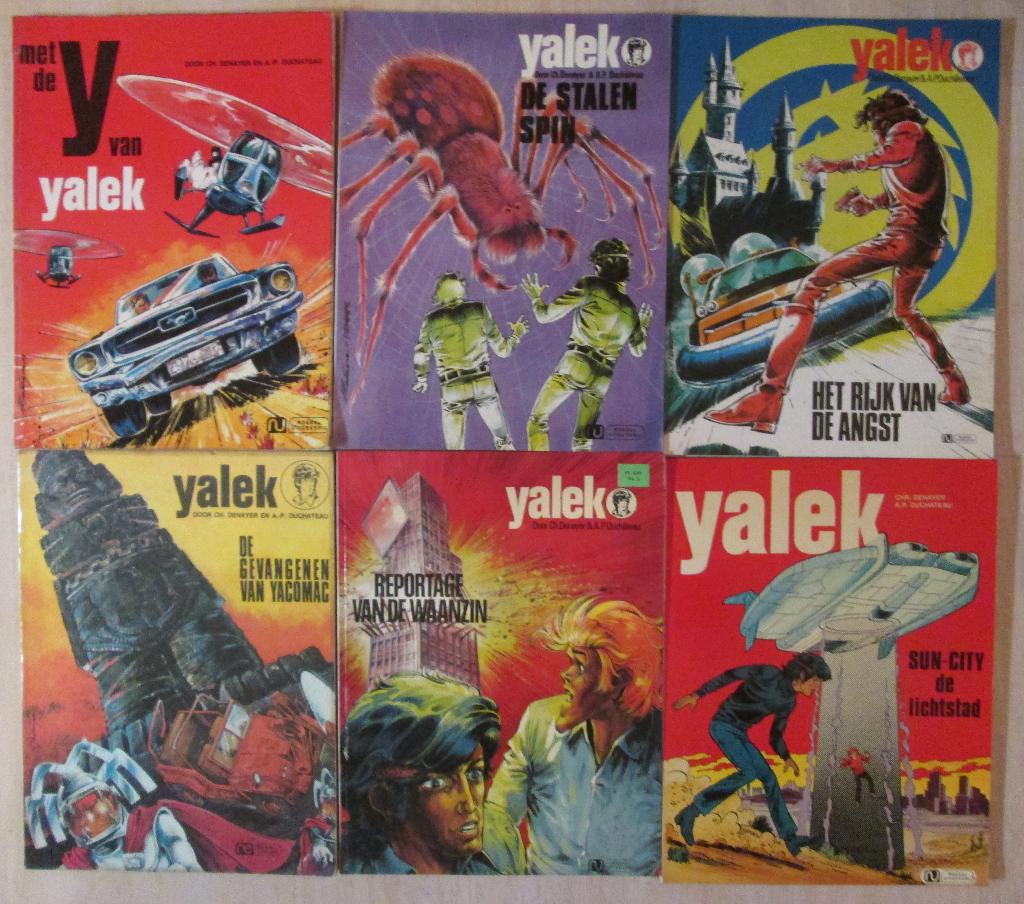 Yalek, bijna complete set (SC), Boeken, Stripboeken, Complete serie of reeks, Ophalen of Verzenden, Zo goed als nieuw