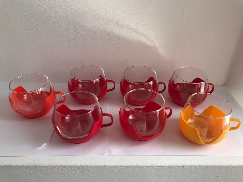 Theeglazen vintage, Ophalen of Verzenden, Huis en Inrichting