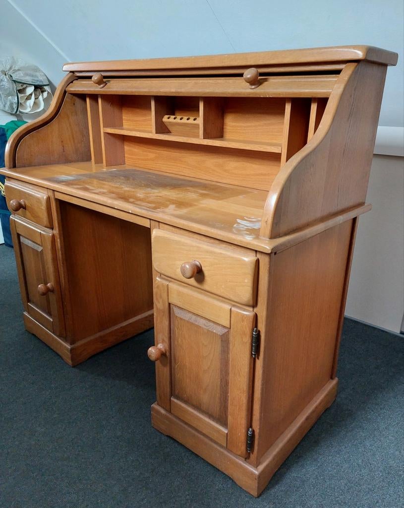 Vintage Rolbureau, Ophalen, Gebruikt, Bureau