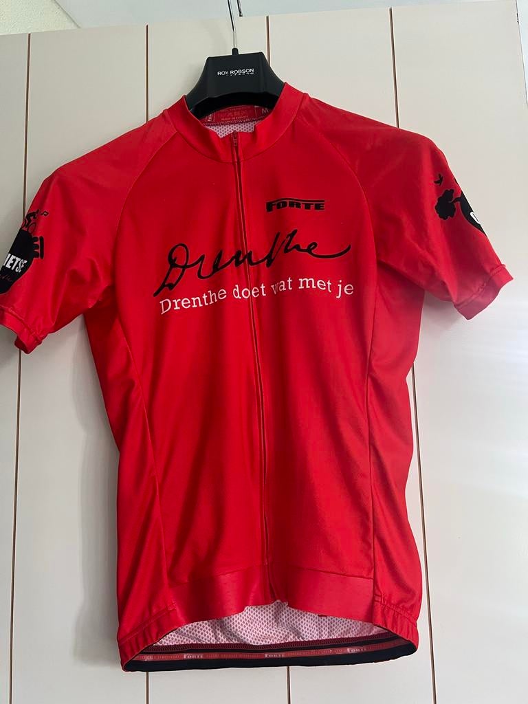Fietsshirt Drenthe - Heren/Dames - Maat M, Fietsen en Brommers, Fietsaccessoires | Fietskleding, Gebruikt, M, Ophalen of Verzenden