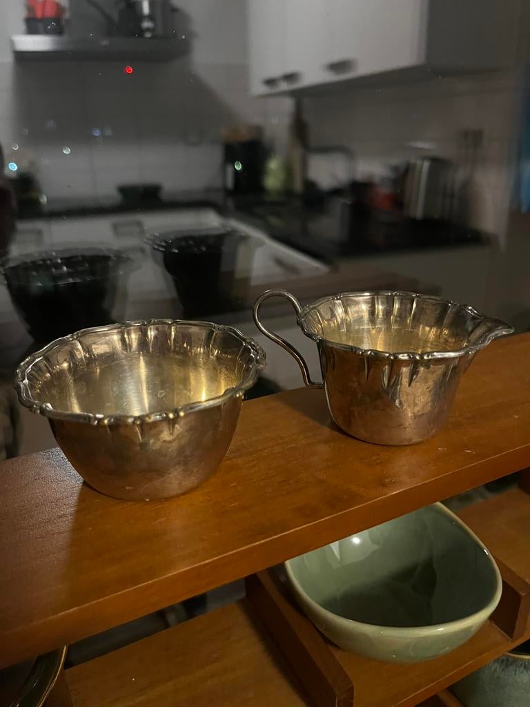 Alens servies, Antiek en Kunst, Antiek | Goud en Zilver, Ophalen of Verzenden, Zilver