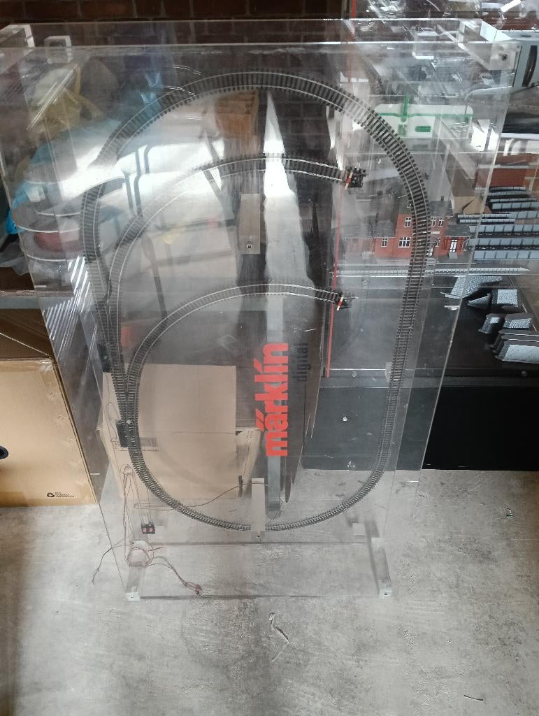 Marklin Digitaal test-reclame baan perspex uniek model, Ophalen, Wisselstroom, Gebruikt, Overige typen