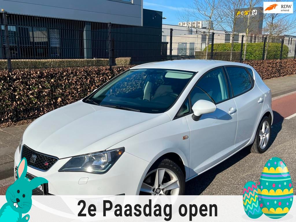 SEAT Ibiza 1.0 EcoTSI FR Connect Navi Cruise/Climate-Control, Voorwielaandrijving, Stof, Gebruikt, Zwart