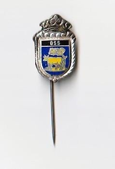 holmetaal / emaille speldje met het wapen van OSS, Ophalen of Verzenden, Gebruikt, Overige onderwerpen, Speldje of Pin