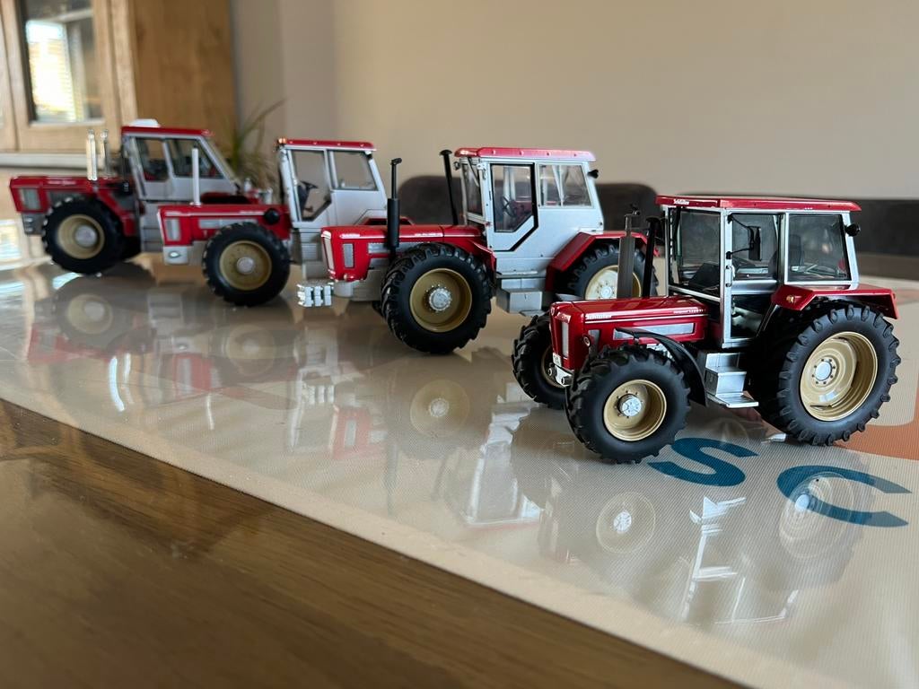 Verzameling Schlüter tractors ROS Schuco Weise Toys, Ophalen of Verzenden, Zo goed als nieuw, Auto, Schuco