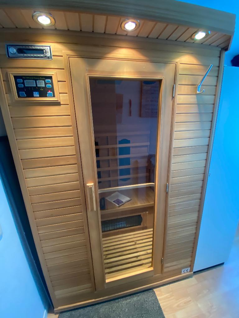 Infrarood sauna warmtecabine, Ophalen, Zo goed als nieuw, Infrarood, Complete sauna
