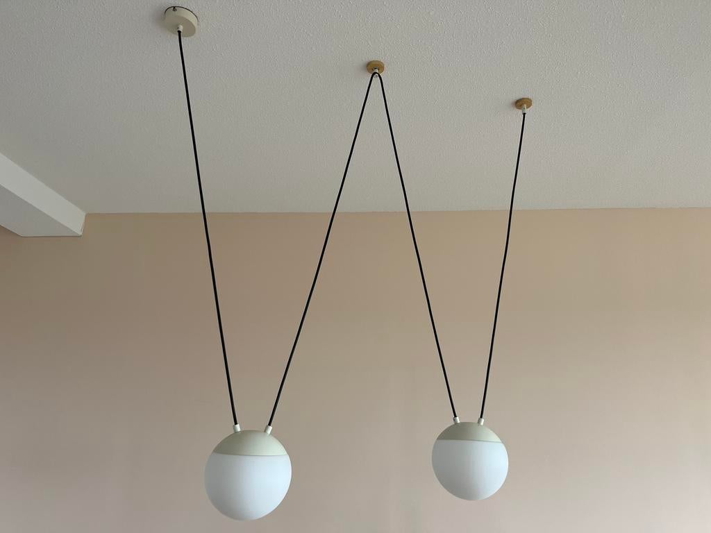 Faro Mine Space 2L Hanglamp wit, Ophalen of Verzenden, Zo goed als nieuw, Glas, 75 cm of meer