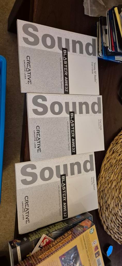 Creative Sound Blaster AWE32 handleidingen, Ophalen of Verzenden