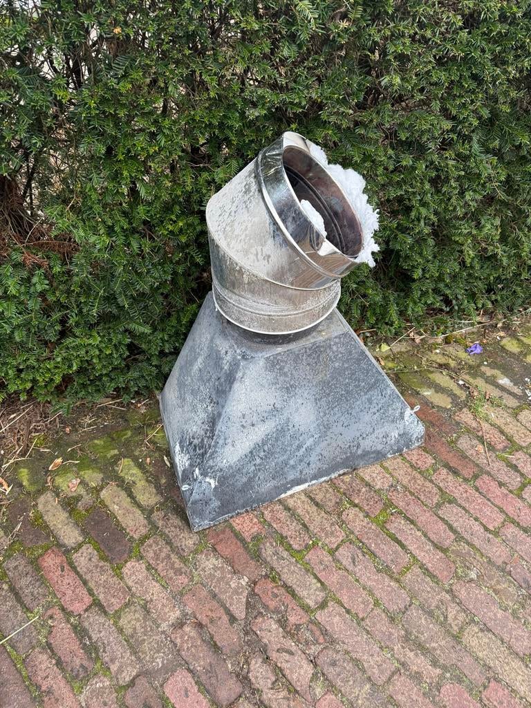 Binnenkap openhaard - Gebruikt mag weg tegen goed bod, Ophalen of Verzenden, Gebruikt, Inbouwhaard, Houthaard