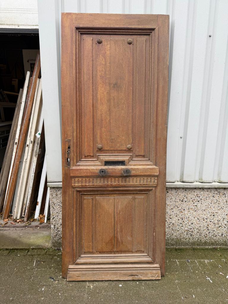 Prachtige antieke eiken voordeur  100x 249, Doe-het-zelf en Verbouw, Deuren en Horren, 100 tot 120 cm, La belle porte, Jurgen.hoogenboezem@gmail.com