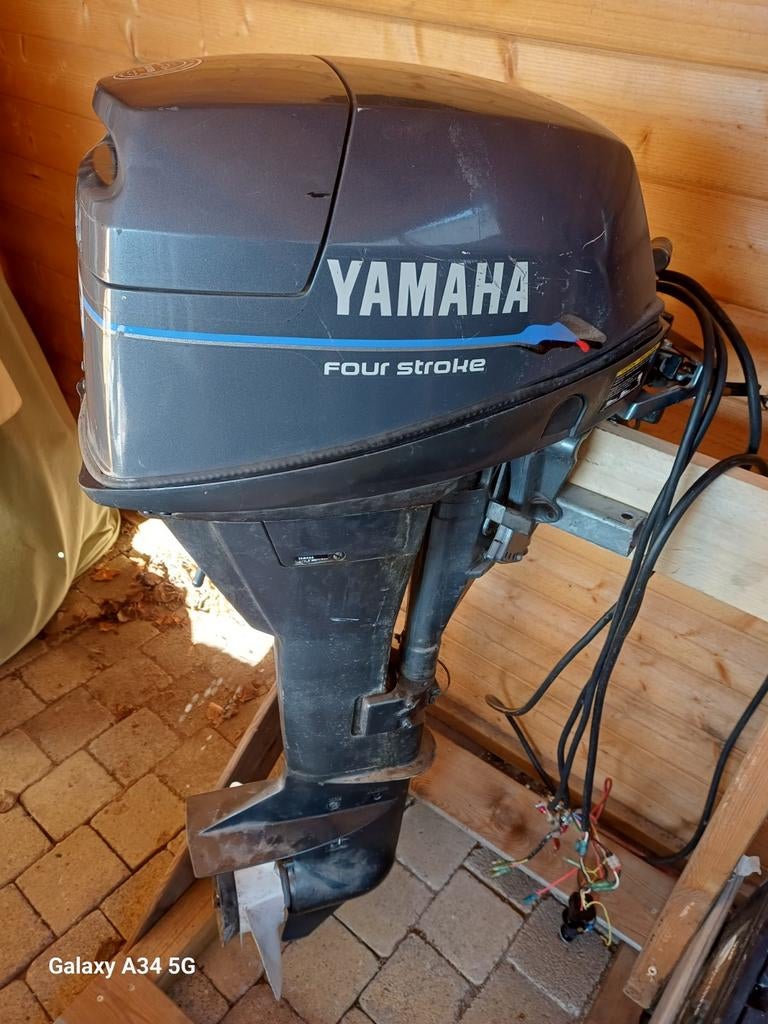 Yamaha 9.9 pk benzine motor, Gebruikt, 5 tot 10 pk, Ophalen of Verzenden, Elektrische start