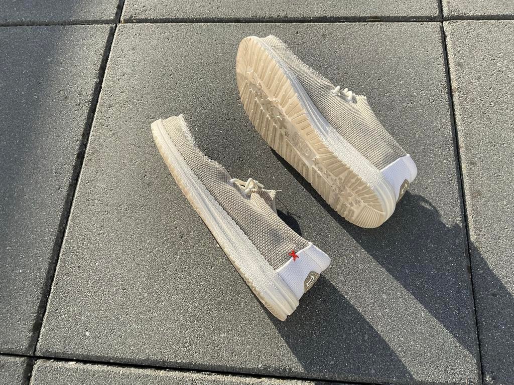 Hey Dude Off White Schoenen Maat 41, Wit, Ophalen of Verzenden, Sneakers of Gympen, Zo goed als nieuw